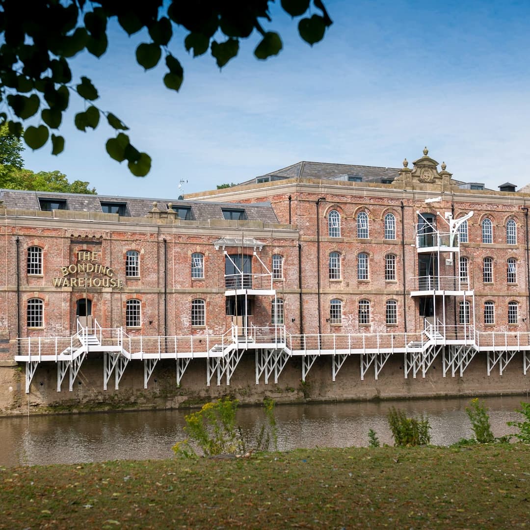 The Bonding Warehouse in York, on the bank of the Ouse